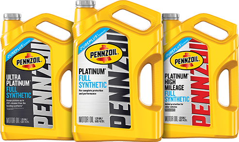 Pennzoil Ultra Platinum Pennzoil Platinum Pennzoil Platinum High Mileage Full Synthetic 5 QT Bottle